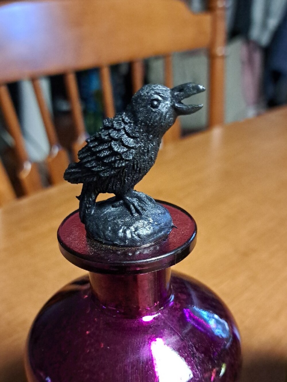 Purple 'Pick Your Poison' Halloween Potion Bottle Accent - Picture 2 of 7